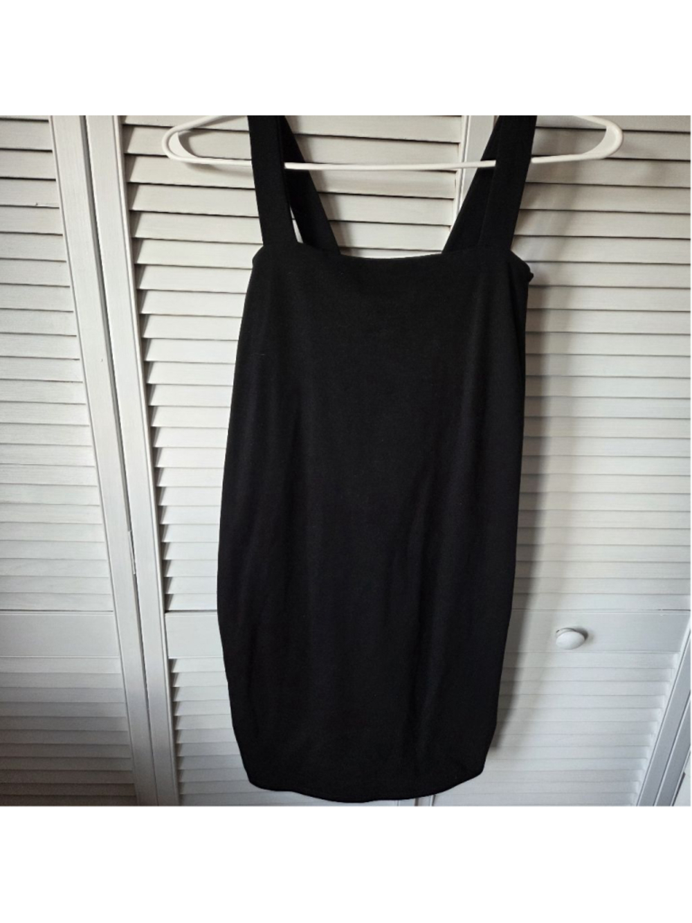 Women's Boohoo Black Jen Scoop Neck Jersey Bodycon Vest Maxi Dress US 8